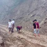 Teachers brave treacherous roads to reach school on time