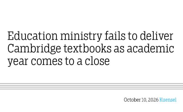 Education ministry fails to deliver Cambridge textbooks as academic year comes to a close