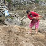 Thangrong farmers reclaim eroded land with terracing project
