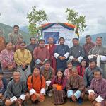 ཆུ་བྱ་ཕོཝ་དཀརཔོ་ཉམས་སྲུང་ལས་འགུལ་གྱིས་ གྲོང་གསེབ་ནང་ གཙང་སྦྲ་ཅན་གྱི་འཐུང་ཆུ་ ལྷོད་ཚུགས་ཡོདཔ།
